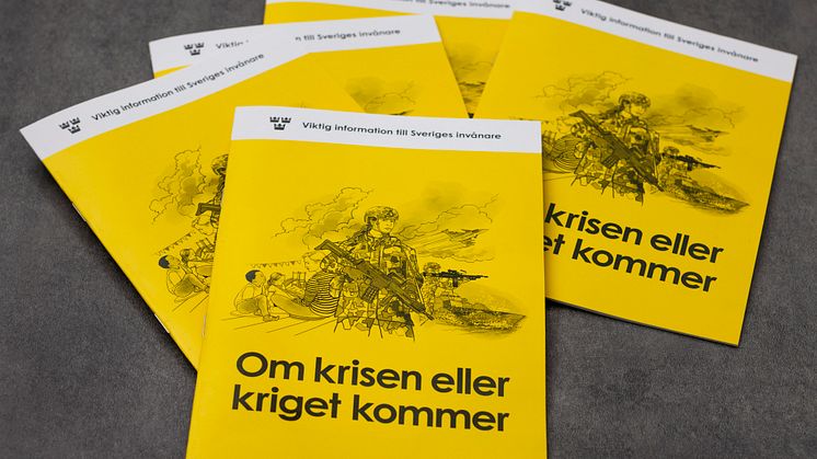 Pressfrukost: MSB skickar ut broschyr till alla hushåll i Sverige