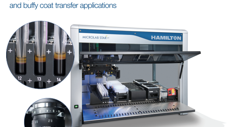 Fully automated blood fractionation with easyBlood