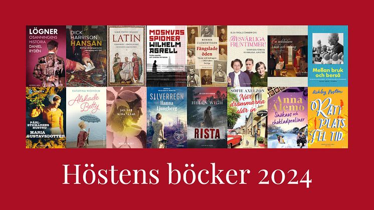 Höstens boknyheter från Historiska Media