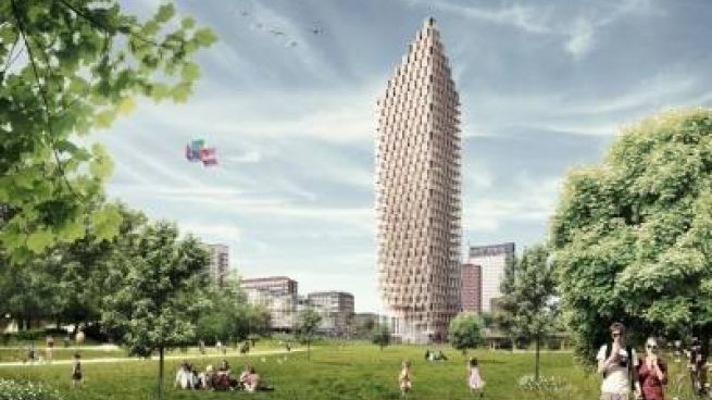 Arkitekttävlingen HSB 2023 avgjord: Stockholms nya landmärke kan bli en skyskrapa byggd i trä