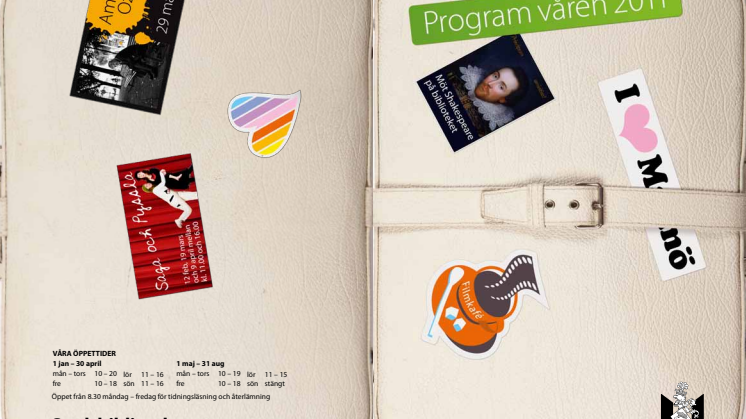 Våren har kommit till Stadsbiblioteket: vårt fullspäckade vårprogram är här! 