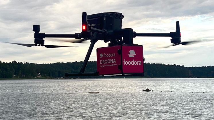foodora och McDonald's i gemensamt innovationsprojekt - Droona är här