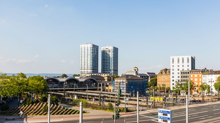 Die Bonifazius-Türme in zentraler Mainzer Innenstadtlage