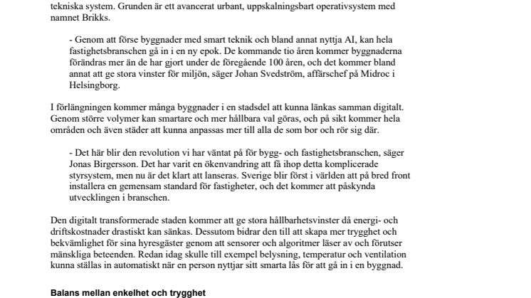 Stort tekniksprång när den digitala staden blir verklighet på H22 i Helsingborg