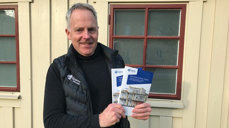 Vi vill bidra till att fler på våra byggarbetsplatser kan tillgodogöra sig informationen i Gyproc Monteringshandbok", säger Björn Berlin, Technical Support Manager på Gyproc