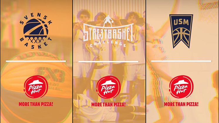 Pizza Hut Sverige vill få fler unga att idrotta – nybakad sponsor till Svensk Basket