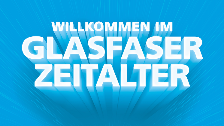 „Wir läuten heute ein neues Zeitalter ein – das Glasfaserzeitalter. Unsere Mindestgeschwindigkeit beginnt bei 300 Megabit/Sekunde und übertrifft so die Maximalleistung veralteter Kupfertechnologien", sagt Uwe Nickl, CEO von Deutsche Glasfaser. (DG)