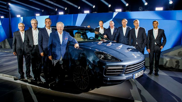 Præsentation af den nye Porsche Cayenne