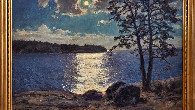"Solljus över fjärden" av Gottfrid Kallstenius