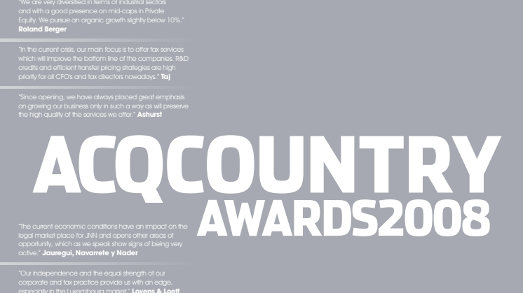 Advokatfirman Delphi utnämnd till ”Overall Law Firm of the Year”