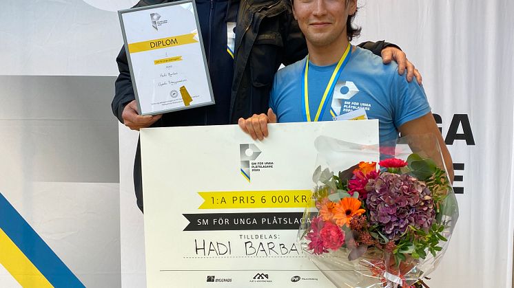 Hadi barbari tog SM-guld i plåtslageri
