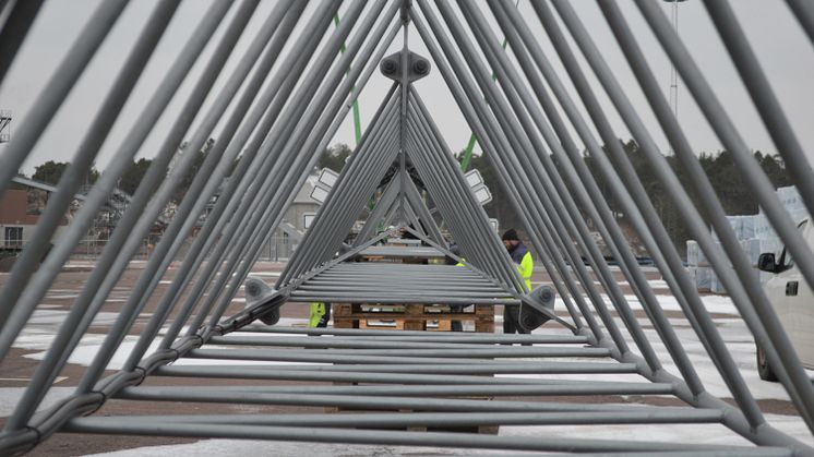 Smålandshamnar Oskarshamn - Först i Sverige med Titan LED mastbelysning