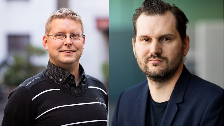 Thomas Mellgren och Fredrik Blid, nya gruppchefer i Stockholm.