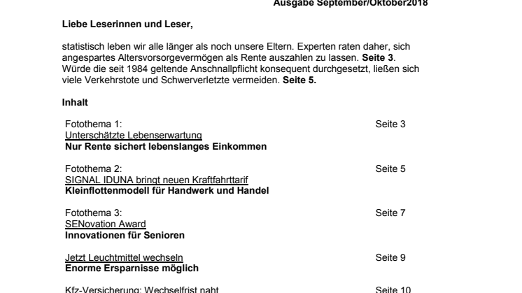 Tipps und Themen 9/10-2018