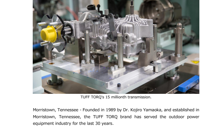 TUFF TORQ Produces 15 Millionth Transmission