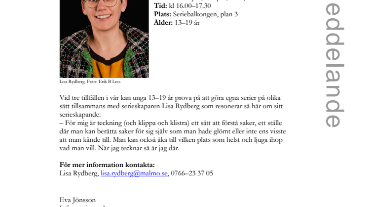 Serieexperiment på Stadsbiblioteket