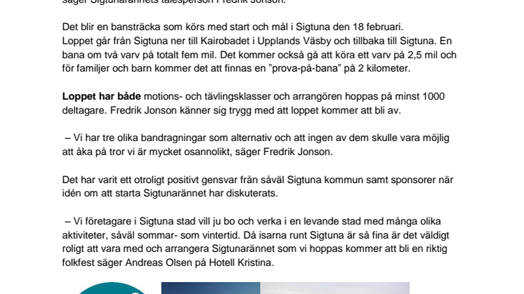 Vikingarännet blir Sigtunarännet den 18 februari!
