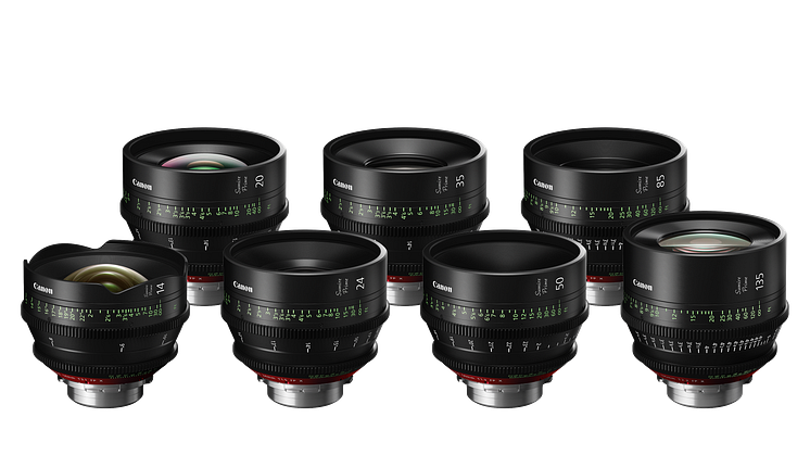 Canon lancerer Sumire Prime-serien – syv nye cinema prime-objektiver med PL-fatning