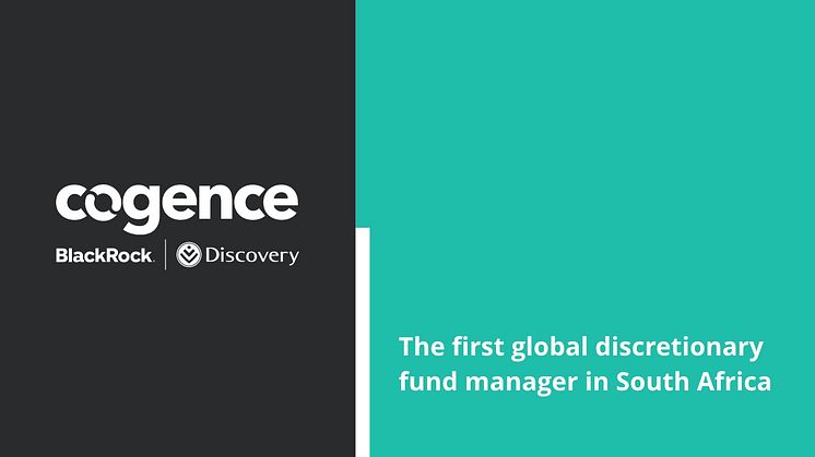 Cogence will bring asset allocation views from BlackRock, one of the world’s leading asset managers, together with personalised insights from Vitality