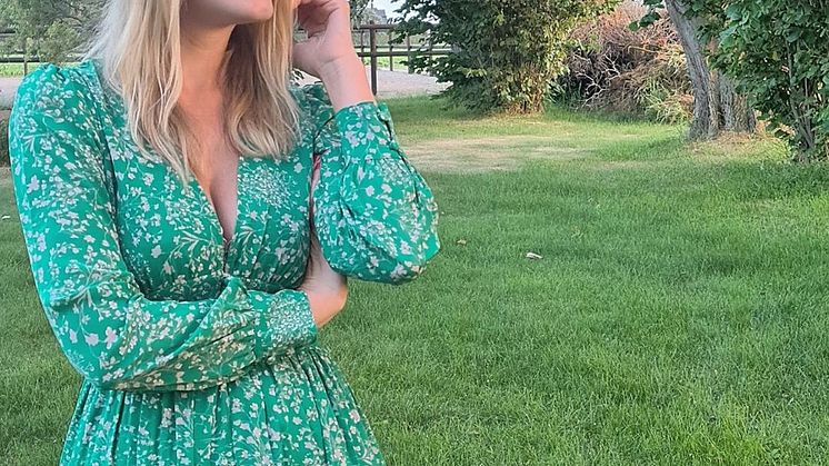 Elna Nilsson är blomsterbonde i skånska Vellinge.