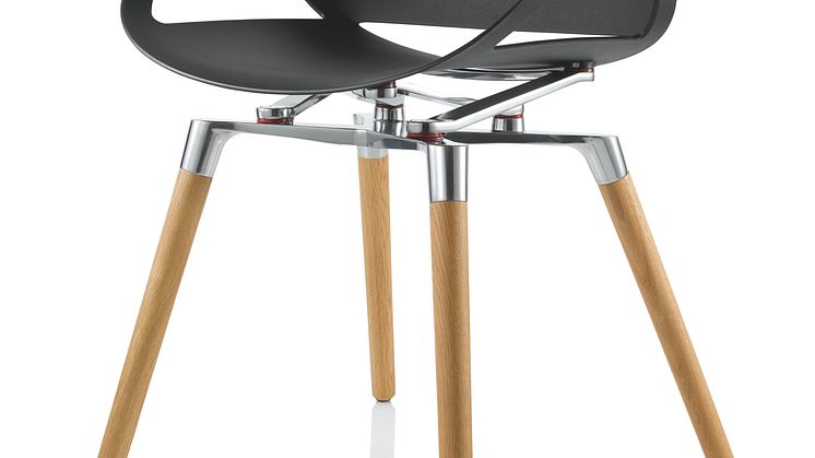 numo von aeris kombiniert zeitloses Design mit einer neuartigen Bewegungsmechanik und erhielt dafür den Red Dot:Best of the Best in der Kategorie Product Design/Wohn- und Sitzmöbel.