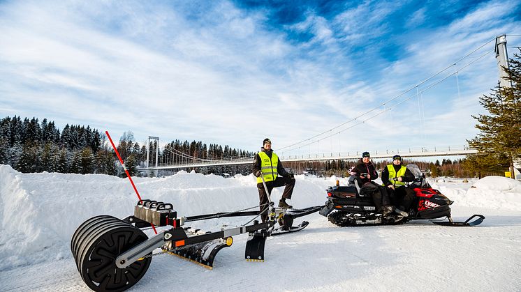 Bodens skoterförening som blev tilldelade priset Förening 2019 under Närhetsliv 2019 - en hyllning till våra eldsjälar. Foto Mats Engfors/Fotographic