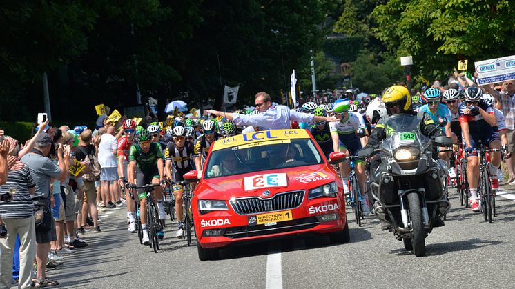 ŠKODA glæder sig til Tour de France-start i Danmark