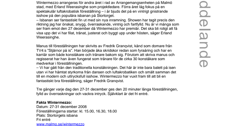 Wintermezzo - en gnistrande och magisk isshow
