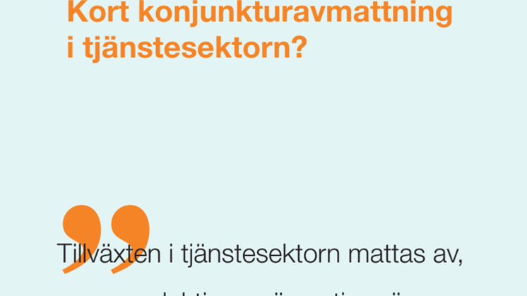 Sammanfattning av Almegas Tjänsteindikator Q2 2012