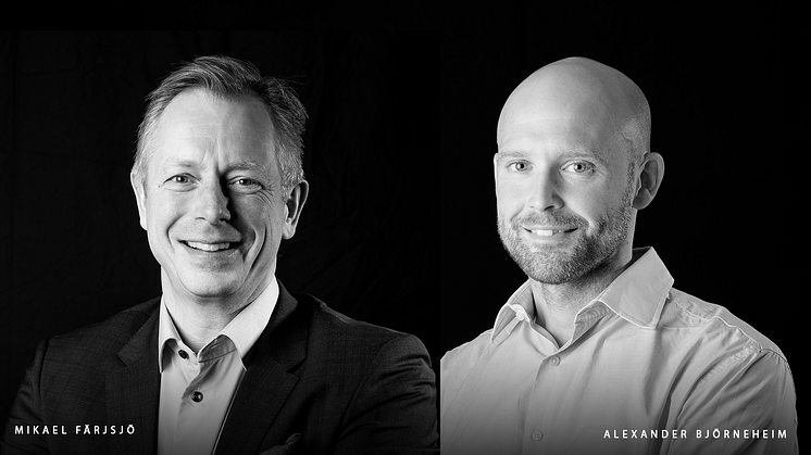 Mikael Färjsjö (t.v) och Alexander Björneheim (t.h)