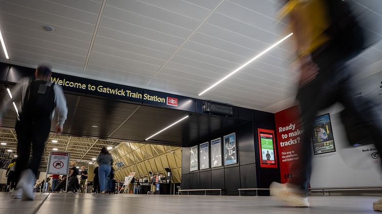 New BSL departures screen at Gatwick