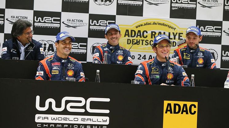 Hyundai Motorsport at Rally Deutschland