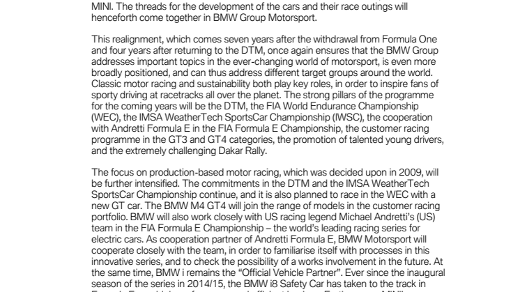 BMW Group Motorsport