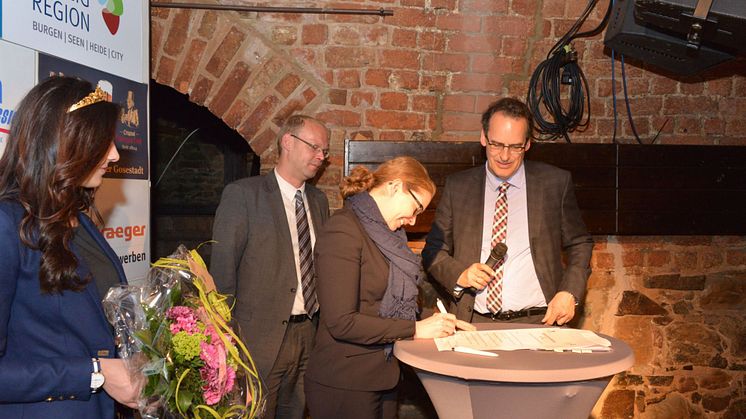 Kooperationsvertrag zwischen der Stadt Torgau und dem Tourismusverein „Sächsisches Heideland“ e.V. wurde unterzeichnet