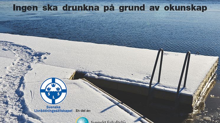 Svenska Livräddningssällskapet sprider kunskap om issäkerhet och utvecklar sommarsimskolan för ett säkrare friluftsliv