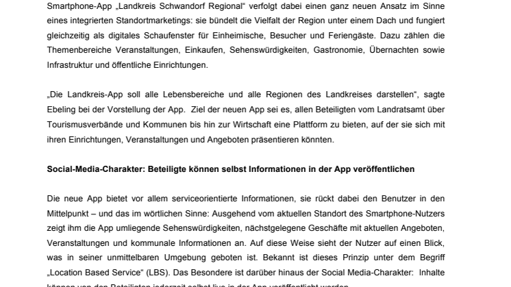 Digitales Standortmarketing für den Landkreis Schwandorf