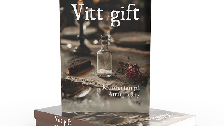 Vitt gift omslag 3D