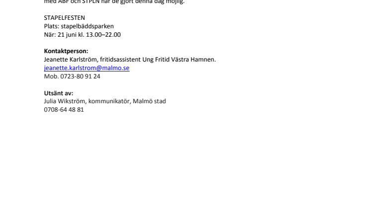 Ungdomarnas Stapelfest