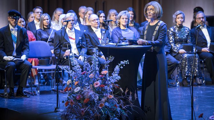 Akademiska Högtiden 2023, Birgitta Bergvall-Kåreborn, rektor vid Luleå tekniska universitet
