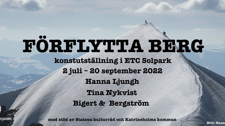 Förflytta berg affisch