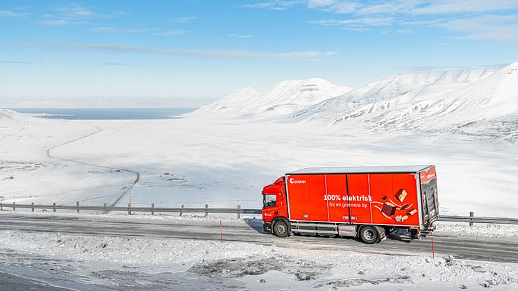 Helelektrisk post på Svalbard