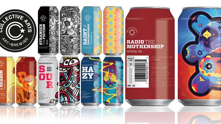 Kanadensiska Collective Arts släpper uttrycksfull Imperial IPA på alla Systembolag.