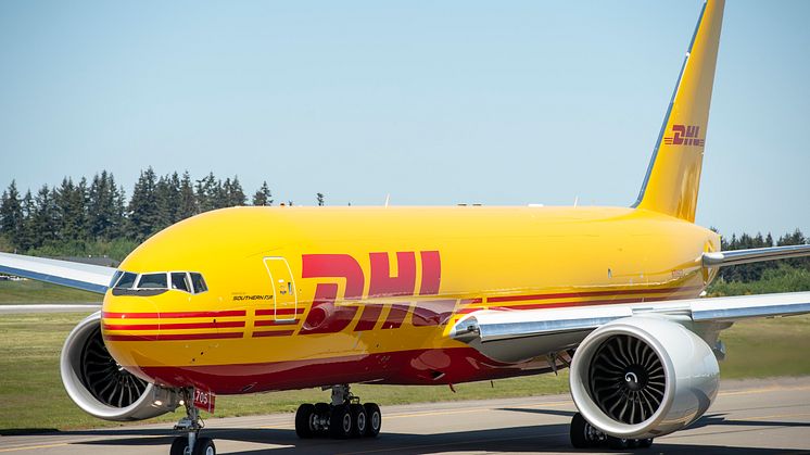 DHL Express' nye Boeing 777 fly