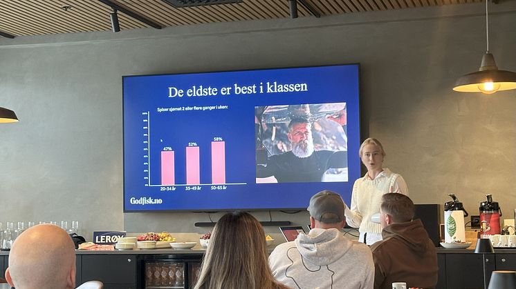 Presentasjon fra Anne Marie Sjøholt i Norges sjømatråd.
