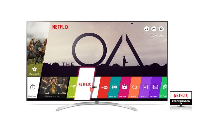 LG:s UHD-tv-modeller med HDR rekommenderas av Netflix för överlägsen tittarupplevelse