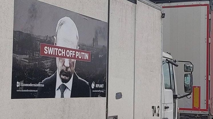 Ekomodernisterna startar insamling för Ukraina i kampanjen "Switch off Putin"
