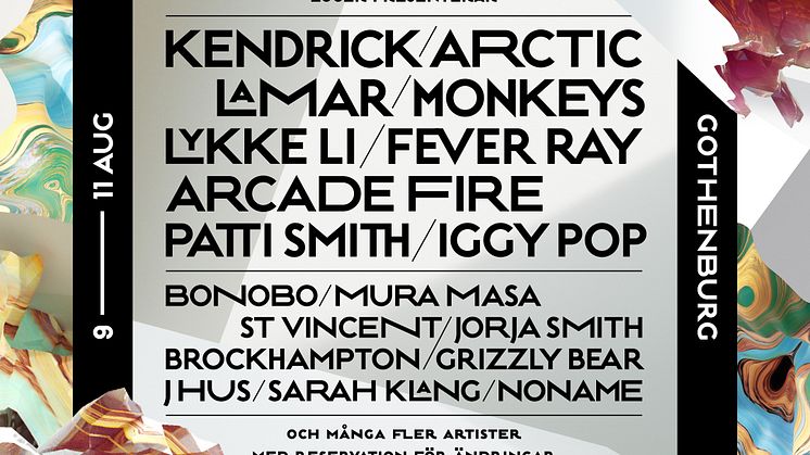 Way Out West - lineup 2018
