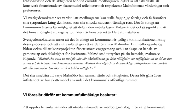 250505 Motion Meborgardialog inför varje kommunalt finansierat konstprojekt.pdf