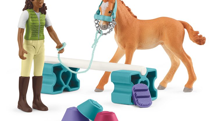 42756_POCKET SET_Horse Training Playset with Tennessee Walker Foal (c)schleich®