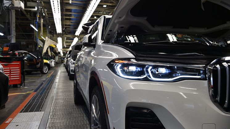 Preprodusert versjon av BMW X7
